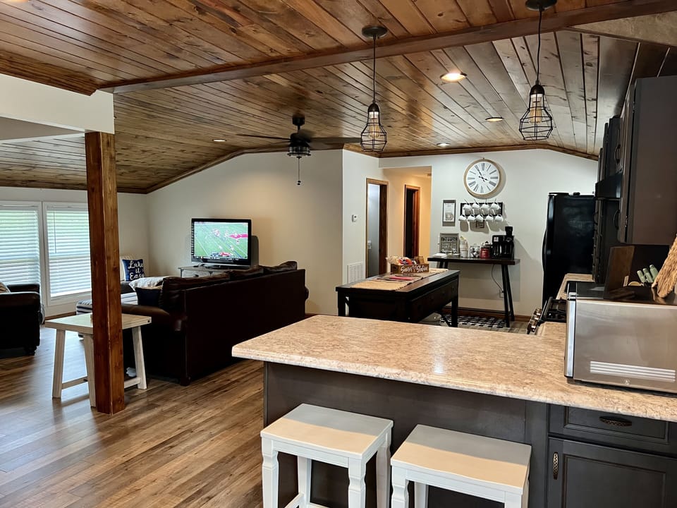 Kitchen and Living Room