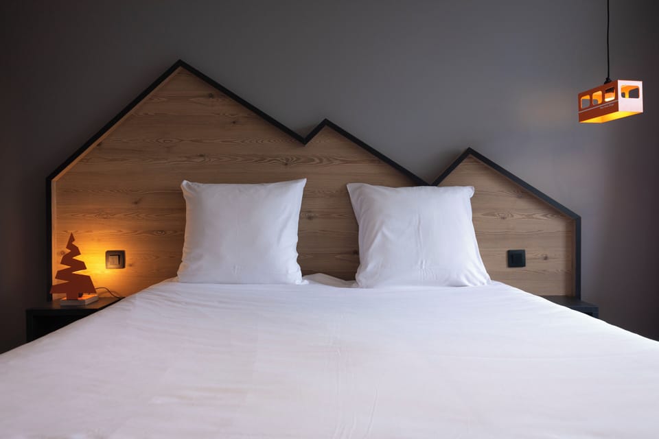 Each bedroom features a double bed.