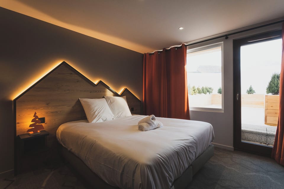 Fall asleep in our cozy bedroom.
