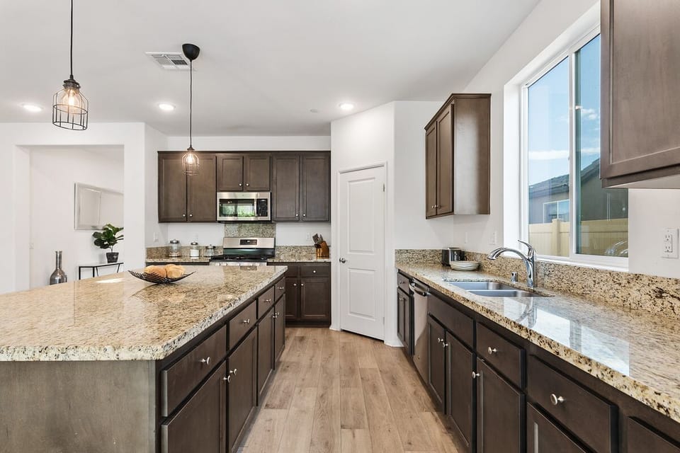 Kitchen and Island