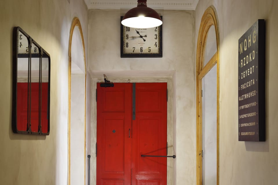 Interior entrance