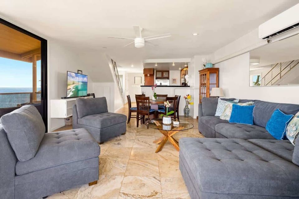 Living Room, Dining Room and Ktichen