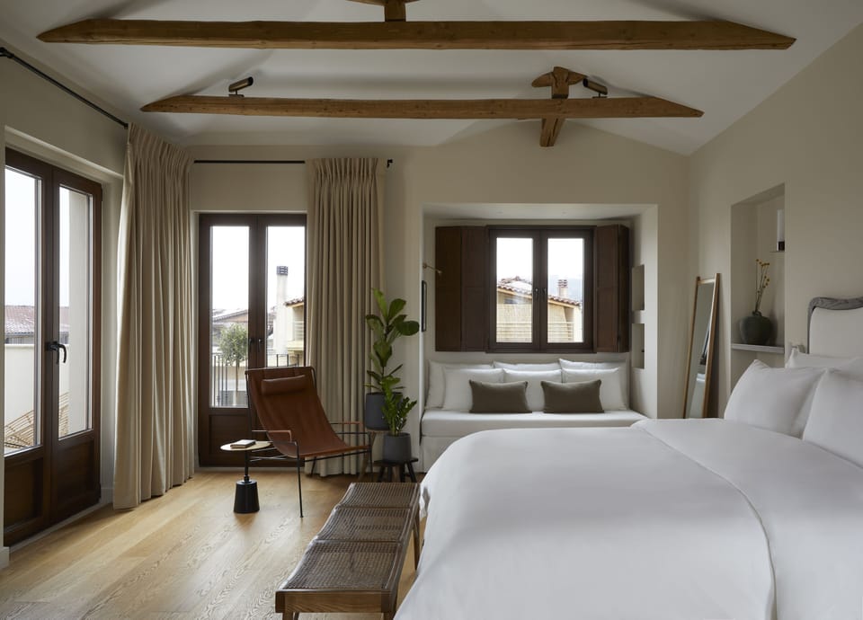 Panoramic Studio Suite (Meteora View) | Premium bedding, down comforters, free minibar items, in-room safe