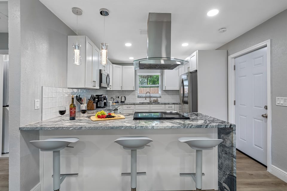 Never miss a story while getting the food ready! With our open space concept, you could bond with family and friends while making sure everyone would love the food they would eat! If you like this concept, send us a message!