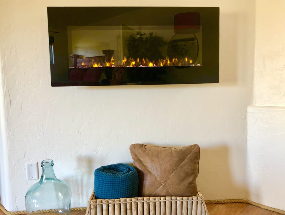 Enjoy the ambience of your gas fireplace