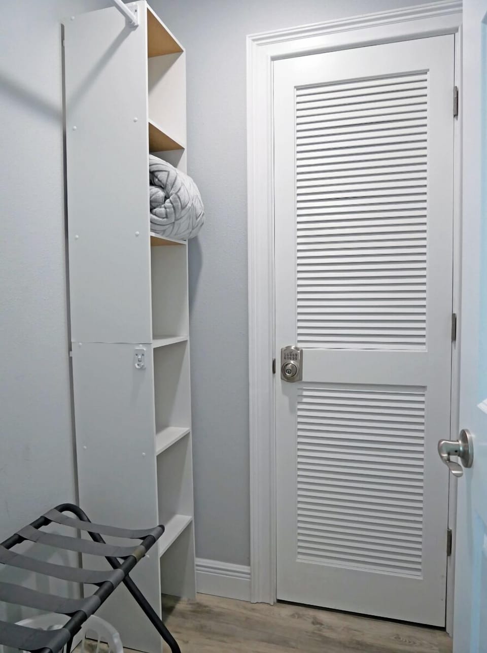 Master bedroom walk in closet