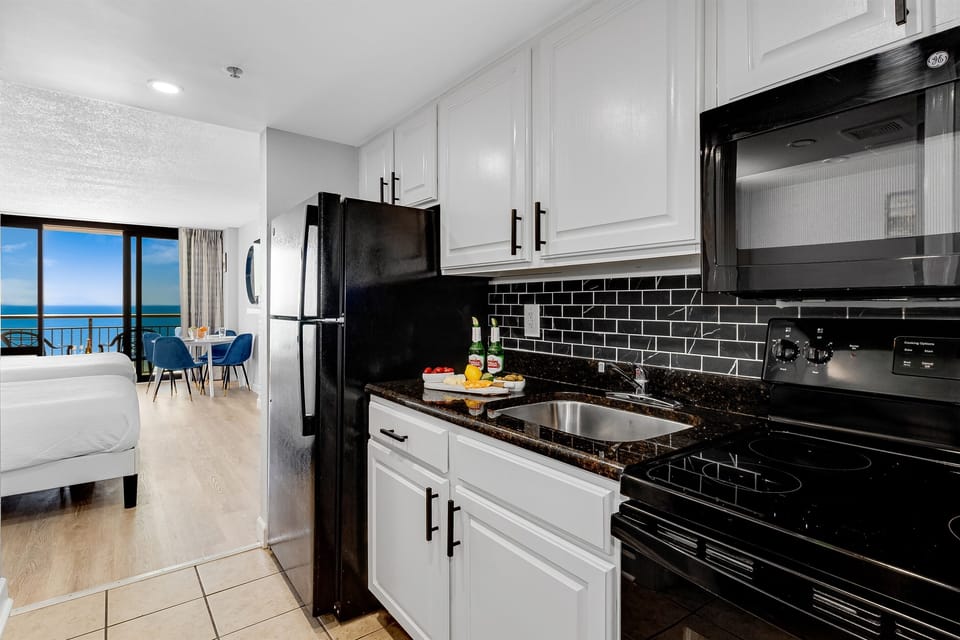 Discover culinary delights in our full kitchen