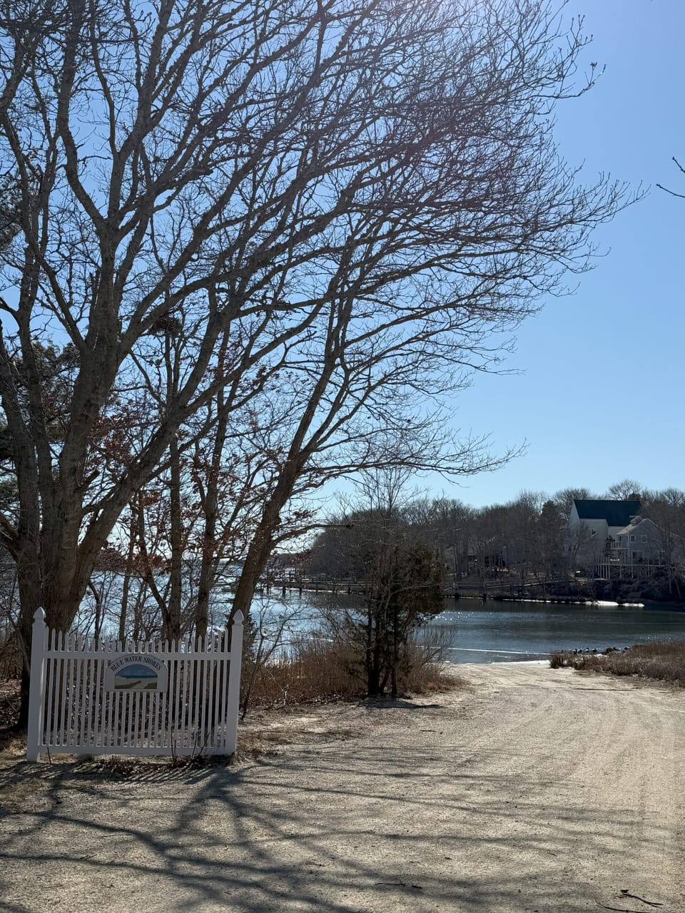 Boat ramp on the end of the street!