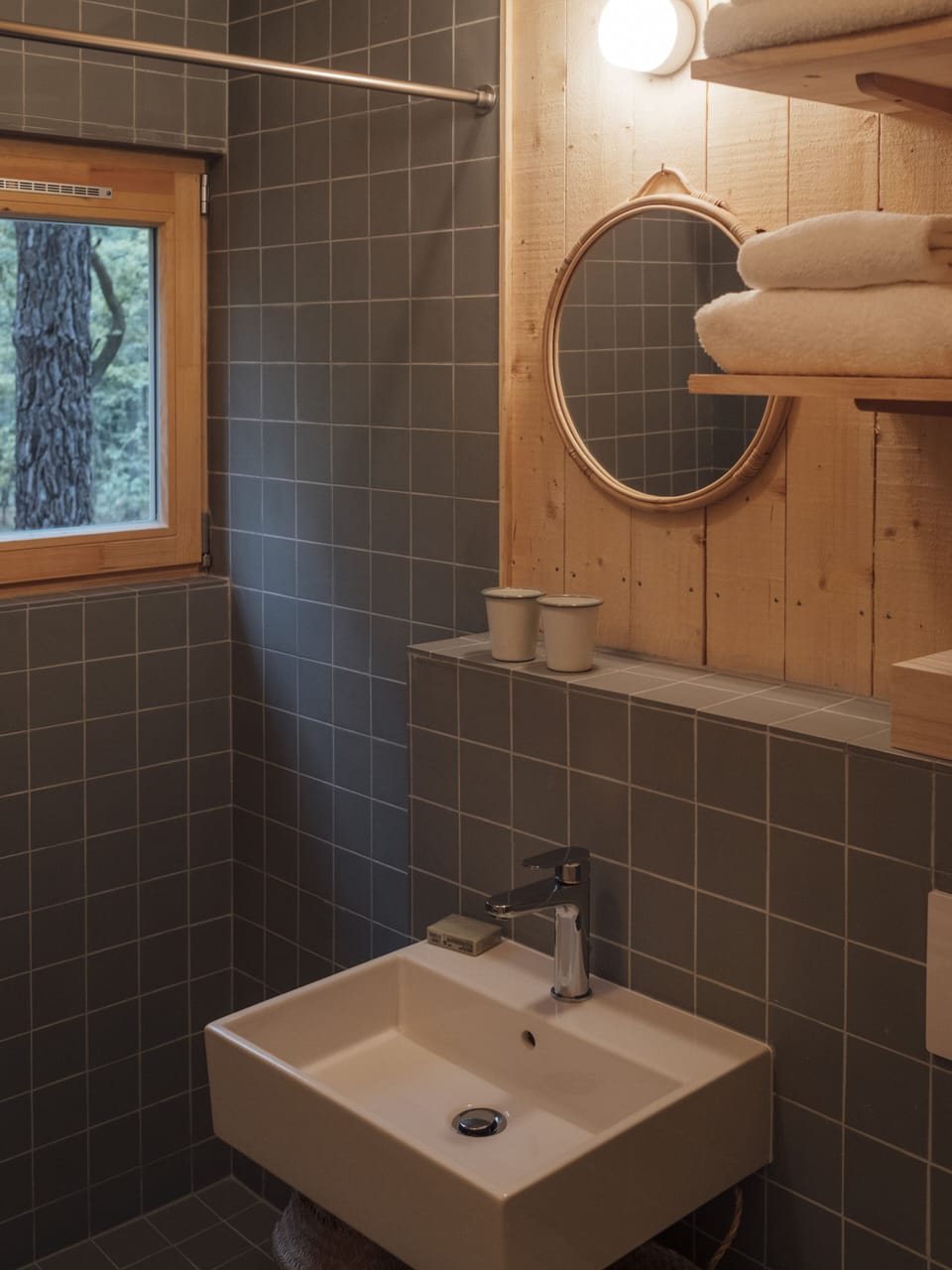 Shower, eco-friendly toiletries, hair dryer, soap