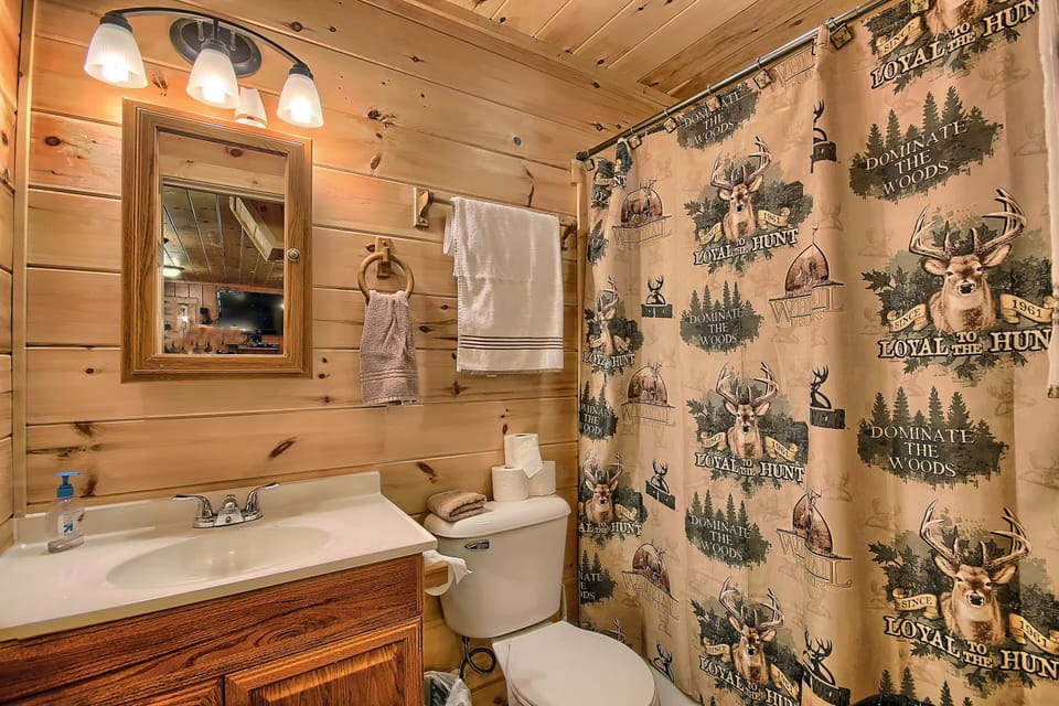 Full Bath 1, on Lower Level, with Shower Tub