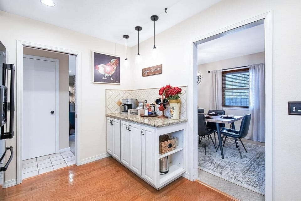 Beautiful Kitchen with Coffee Bar
