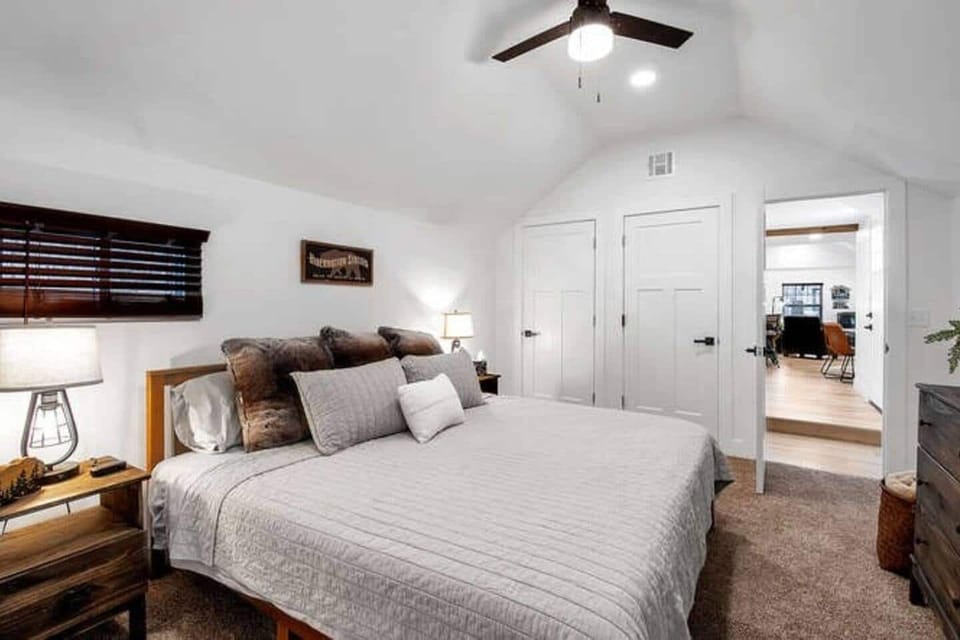 Bedroom 1 with King Bed and Smart TV