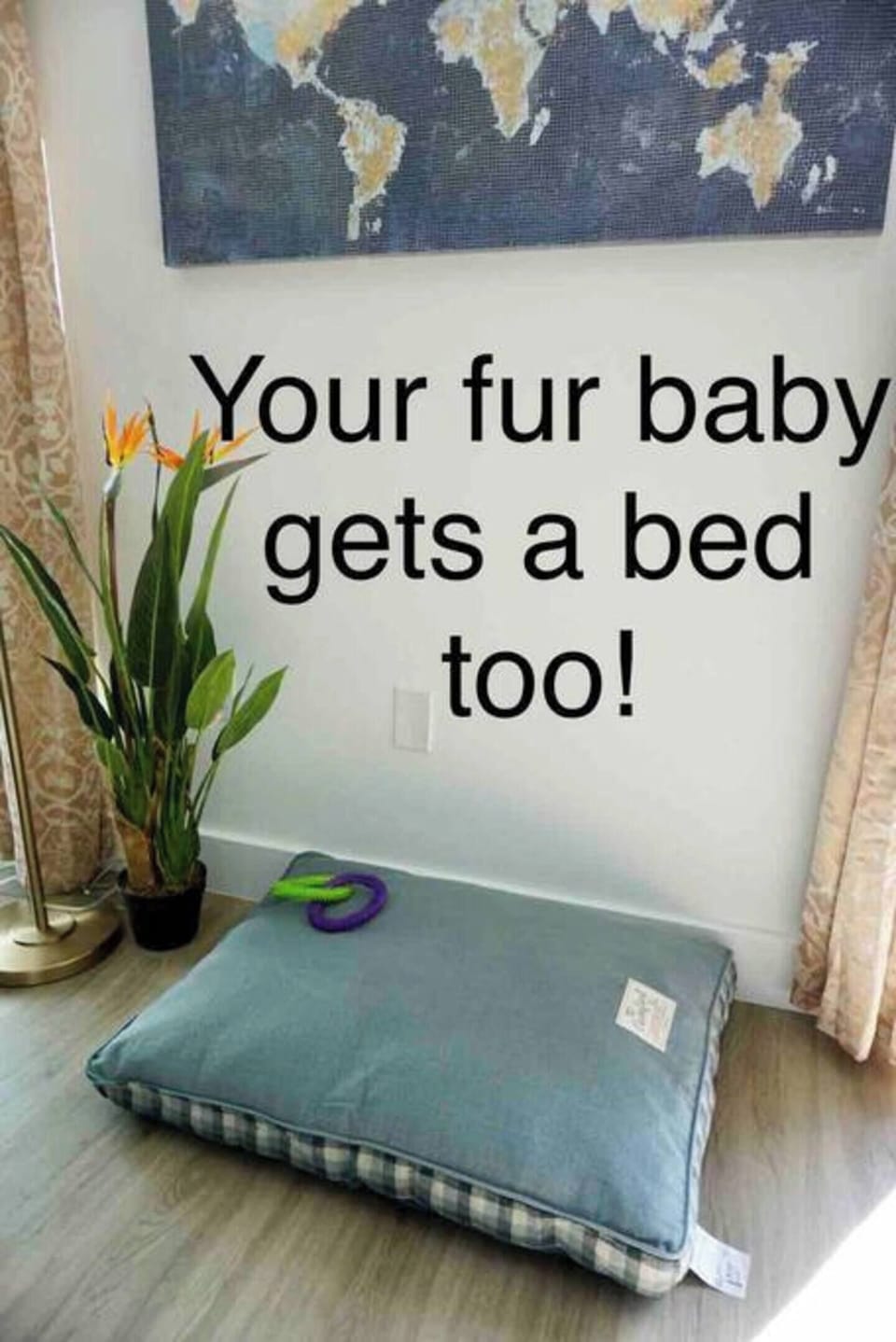 Comfy bed for your furbaby!