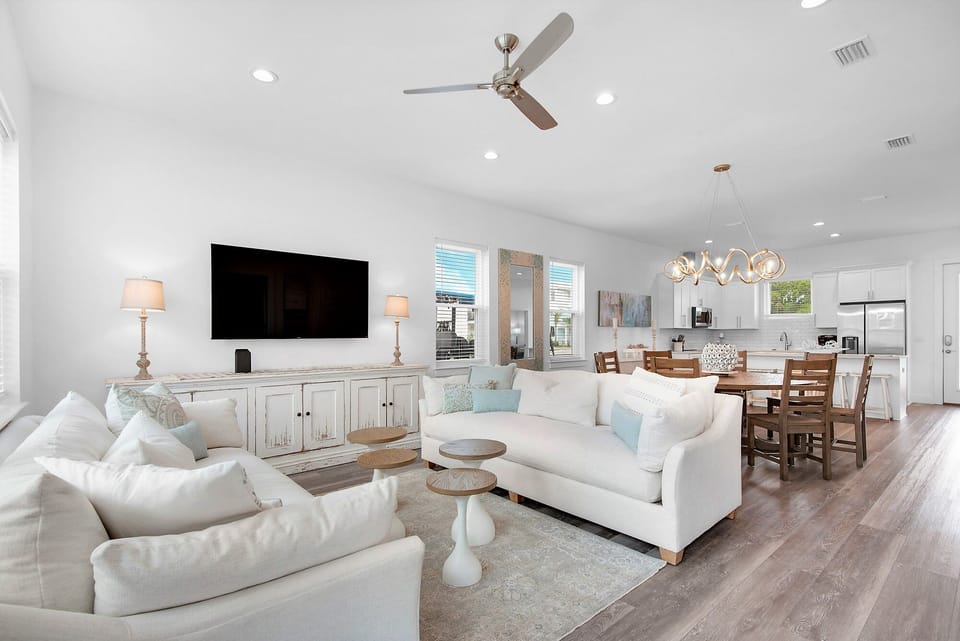 Designer curated for the large group or multi-family, beach-casual vacay.