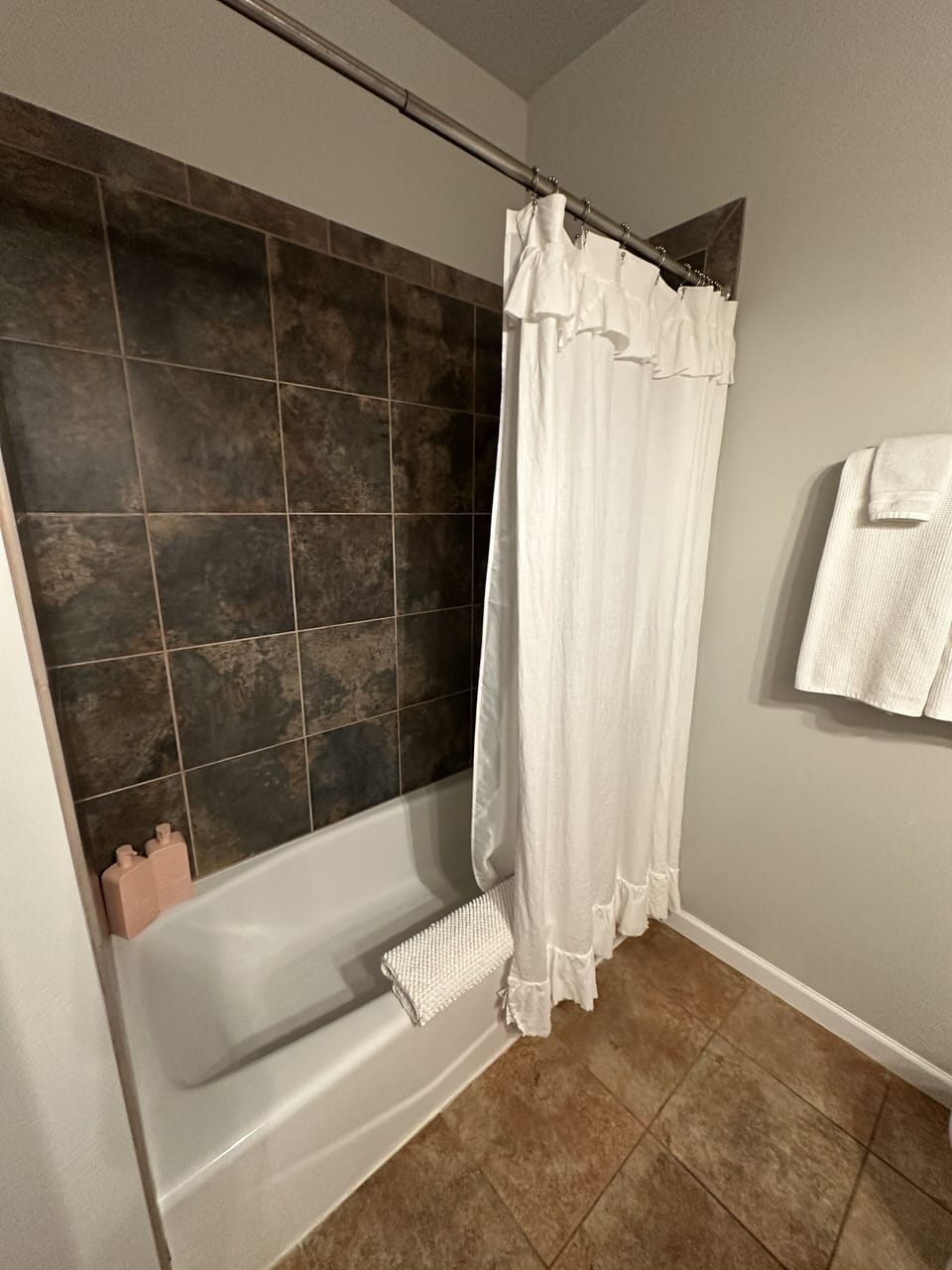 Main floor bathroom with tub