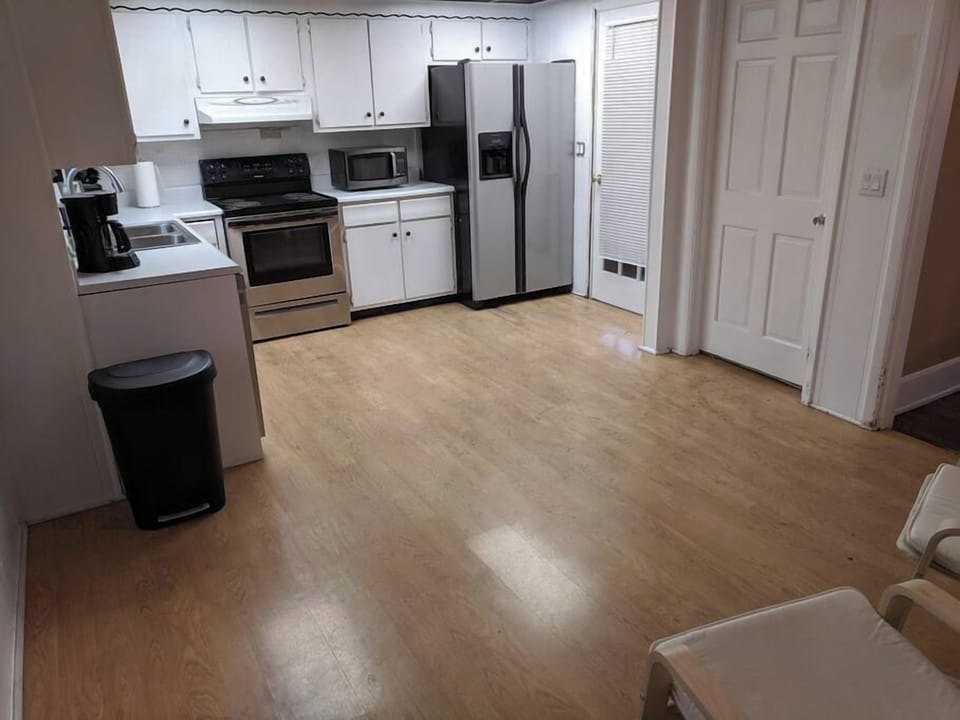 bathroom from dining room