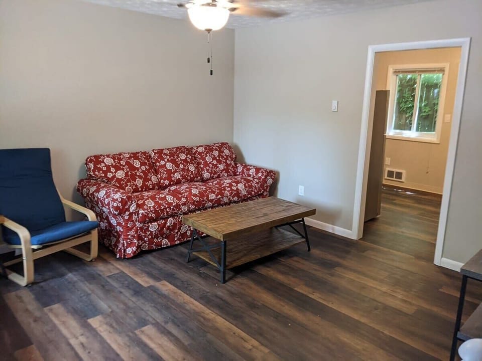 Living room from the front door.