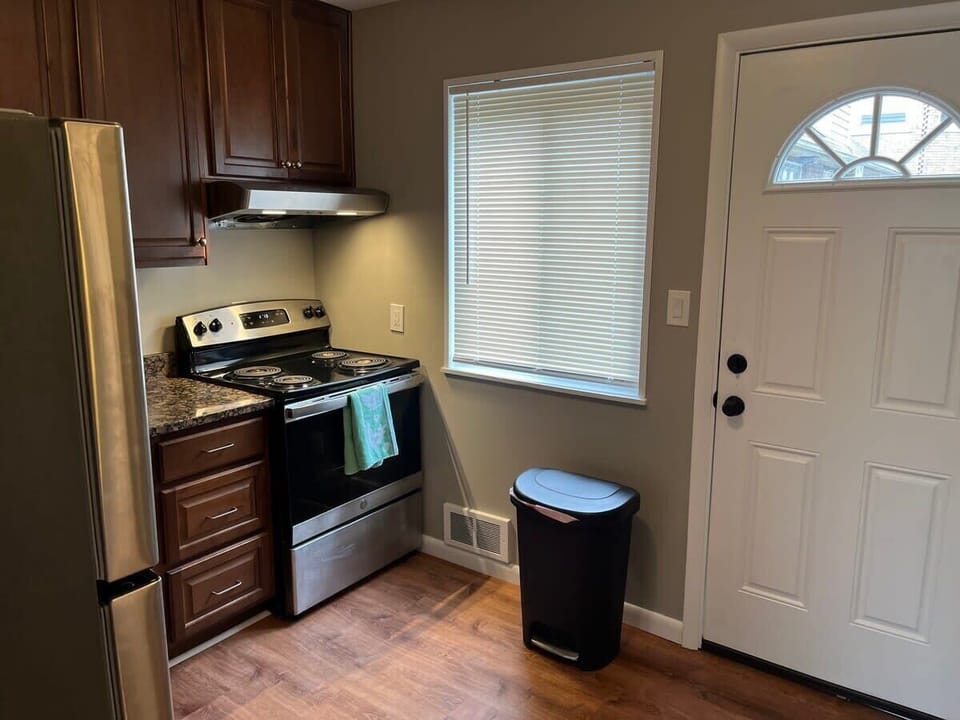 Kitchen and back door