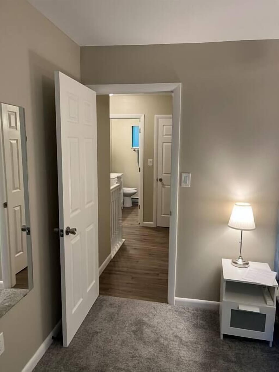 Upstairs hallway from front bedroom