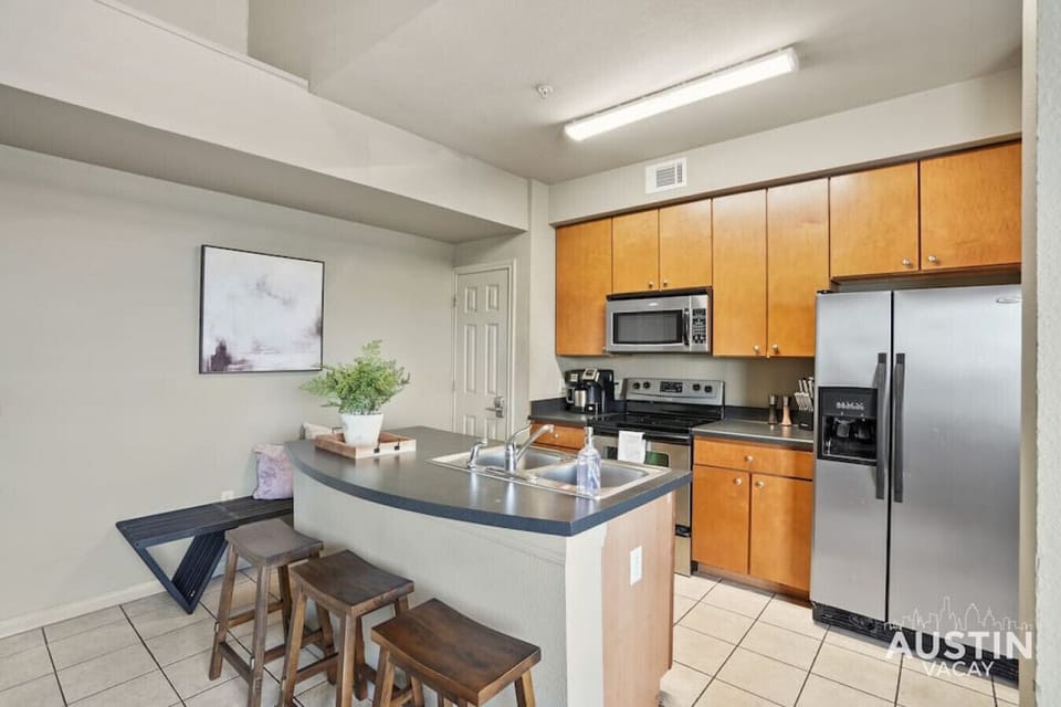 Fully equipped kitchen with all the essentials and dishwasher
