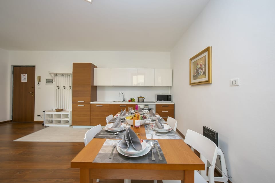 The living room with kitchen life