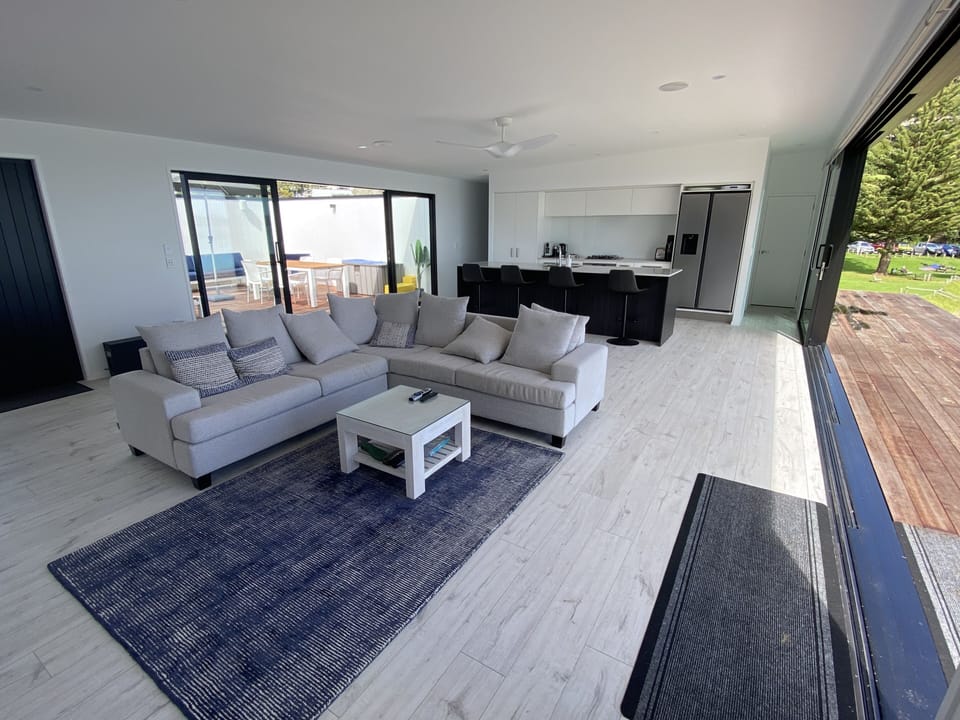 Expansive open plan living area