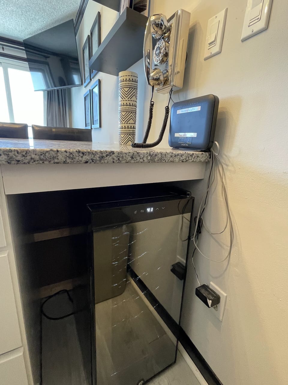 Wine fridge for all your favorite beverages!