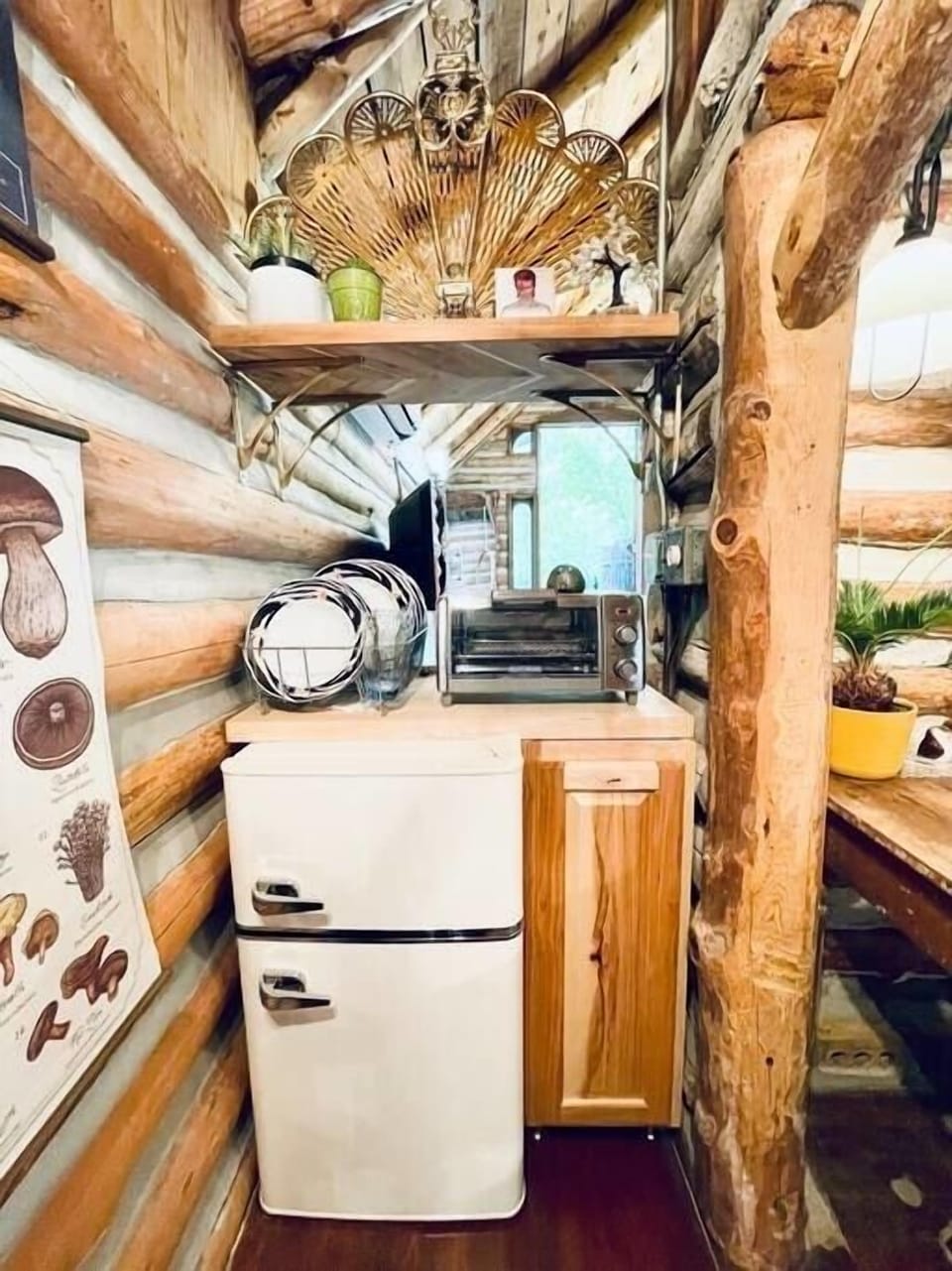 Kitchen area is equipped with toaster oven and microwave (not shown) perfect for a quick breakfast o