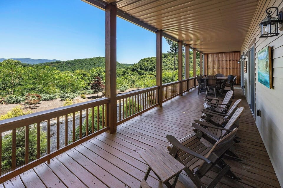 Full Length Back Deck Seating