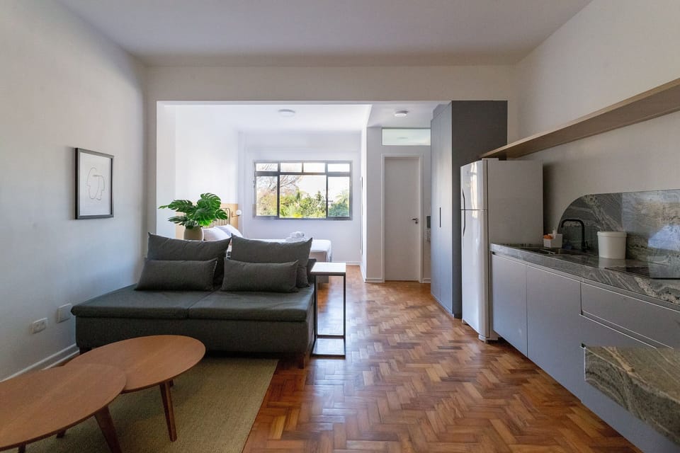 Studio 84 Mackenzie | Living area | 40-inch Smart TV with digital channels, TV