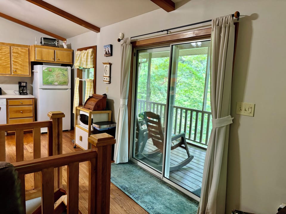 Door to upstairs porch