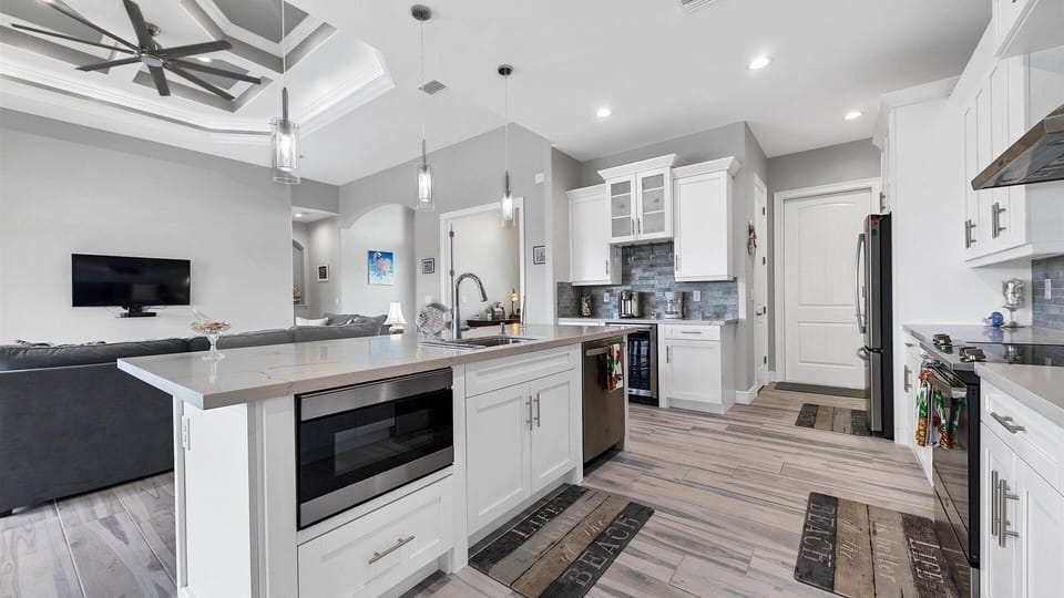 Bright and open kitchen