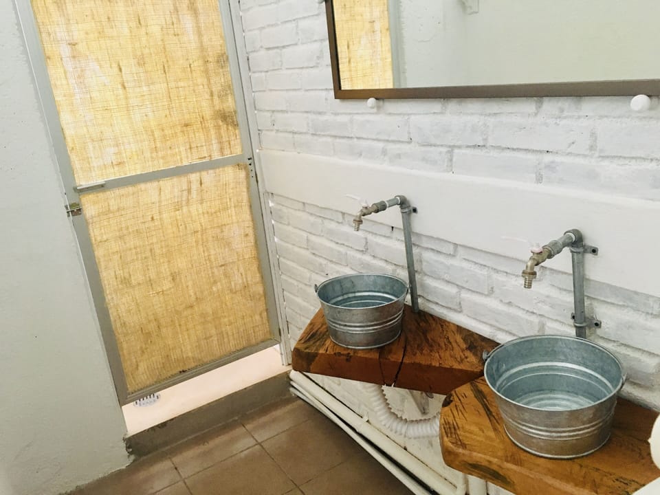 Standard Triple Room, Multiple Beds, Garden View, Beachside | Bathroom | Shower, towels, soap, shampoo