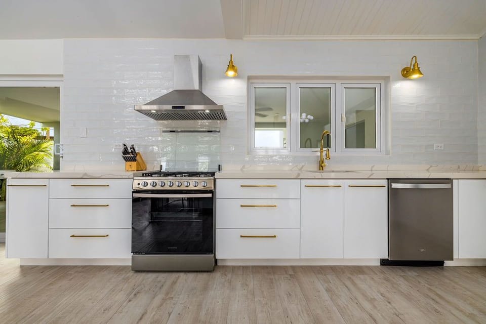 Whether you're preparing a quick meal, our kitchen has it all. With ample space for appliances, drawers and cabinets are easily accessible so you can put together a meal that is perfect every time.