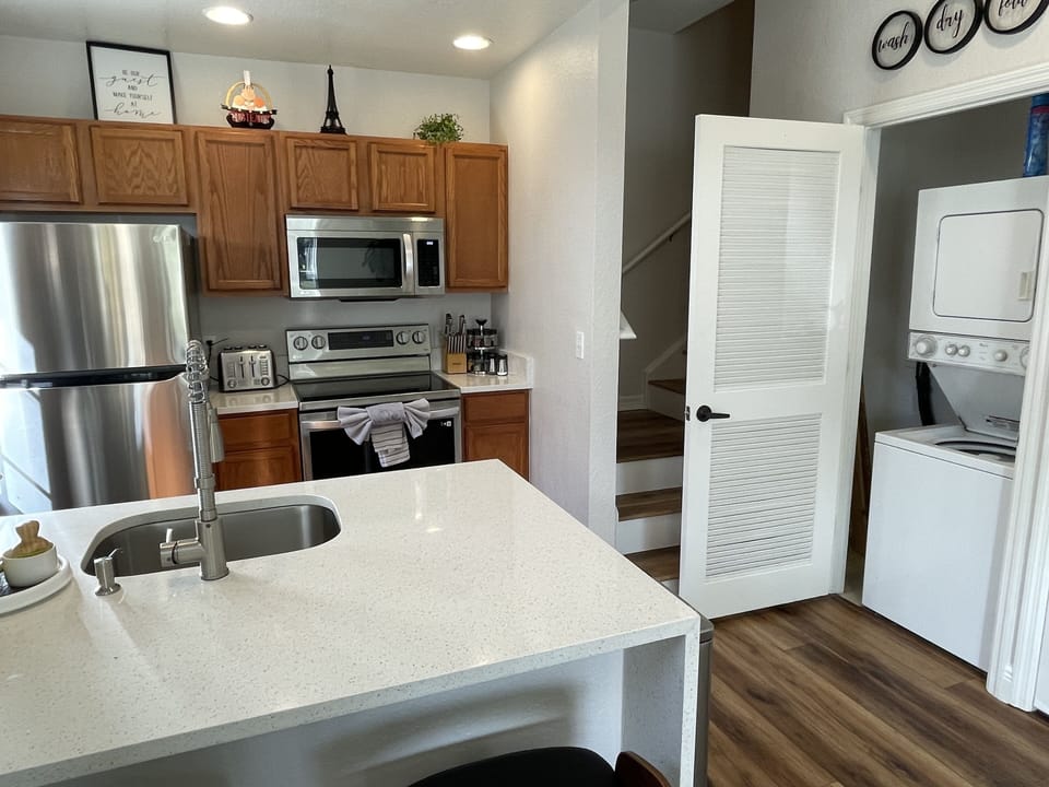 for your convenience, a washer and dryer combo