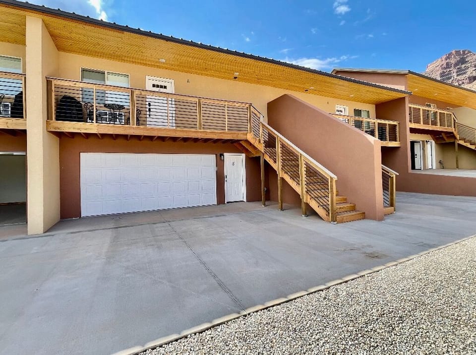 Garage sits under unit. 