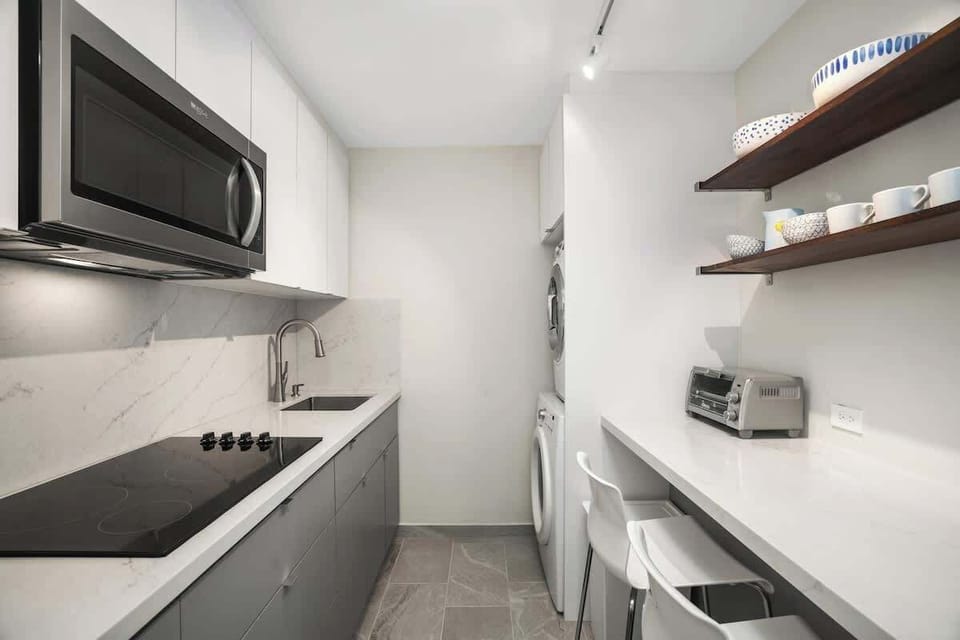 Kitchen with modern appliances