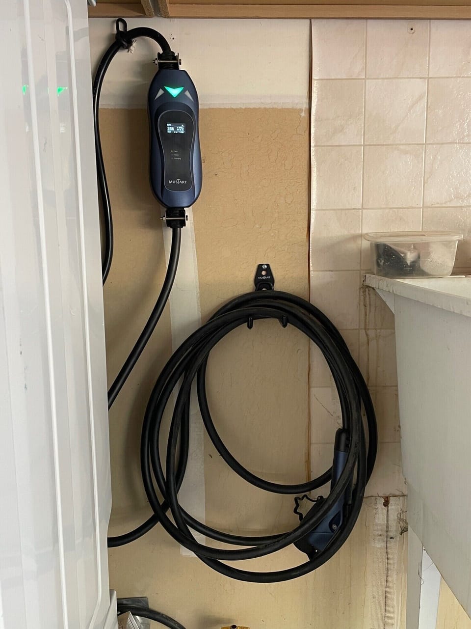 220v 26 Amp level 2 electric vehicle charger. 
