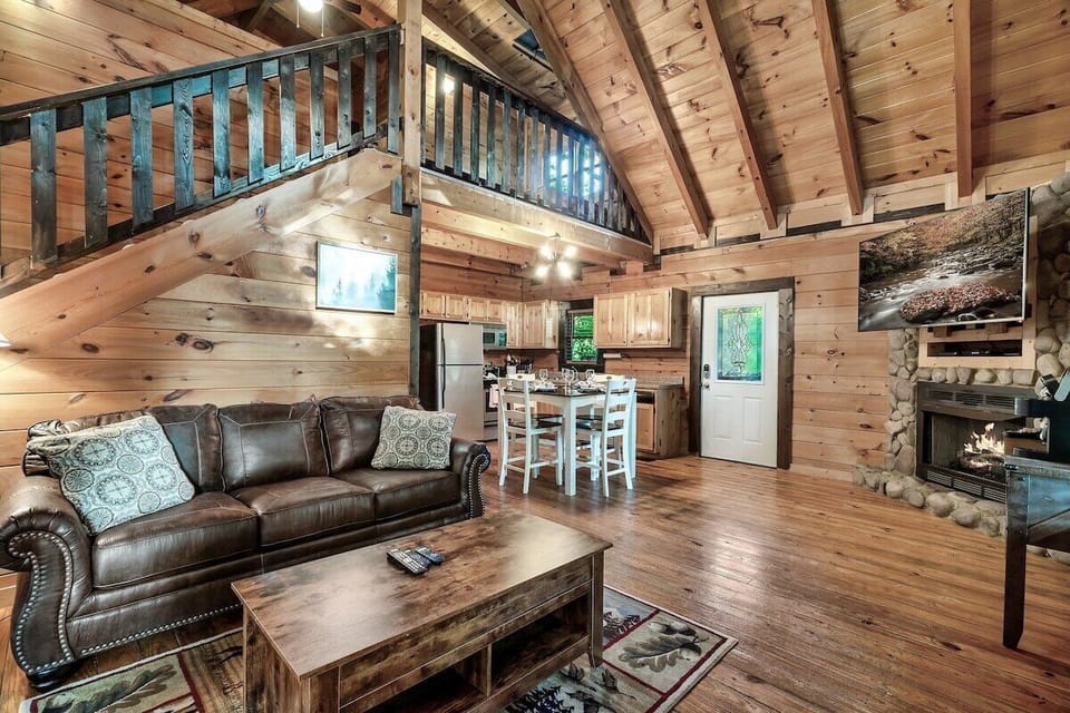 Embrace the ambiance of our fireside sanctuary.