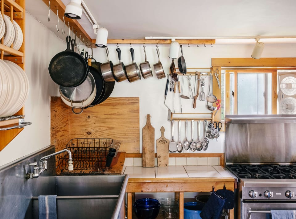 Retreat Barn kitchen - photo by Sophia Li Photography