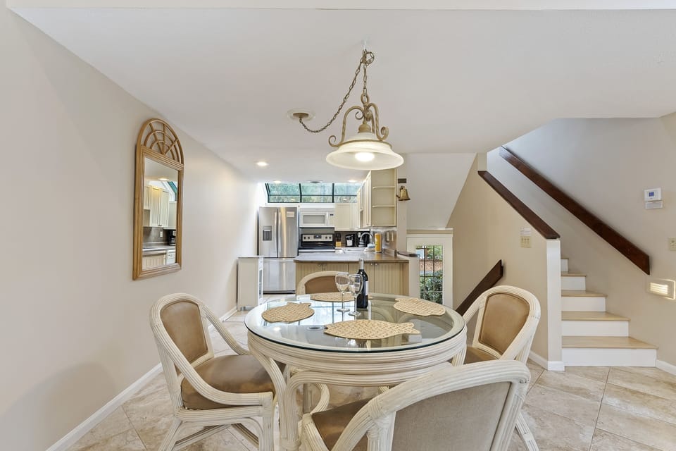 Dining and kitchen