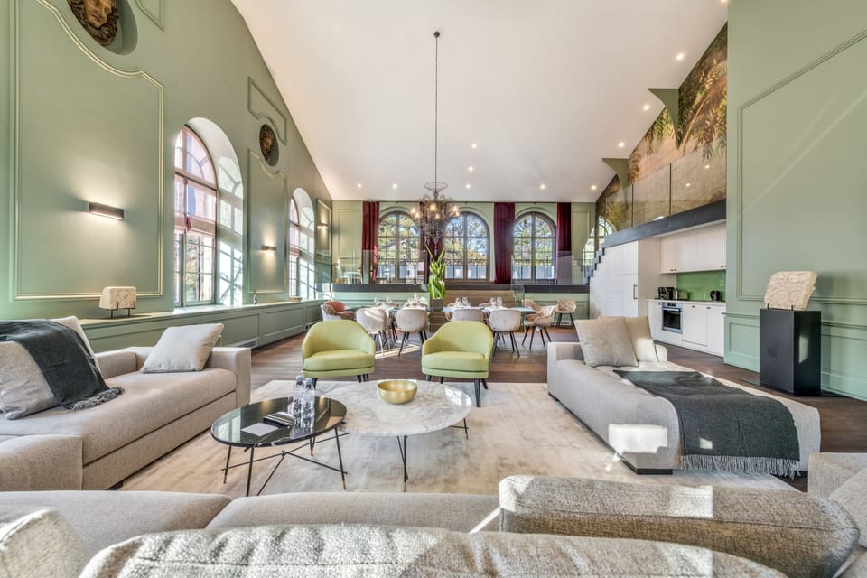 The Loft 150 m² River View | Egyptian cotton sheets, premium bedding, down comforters