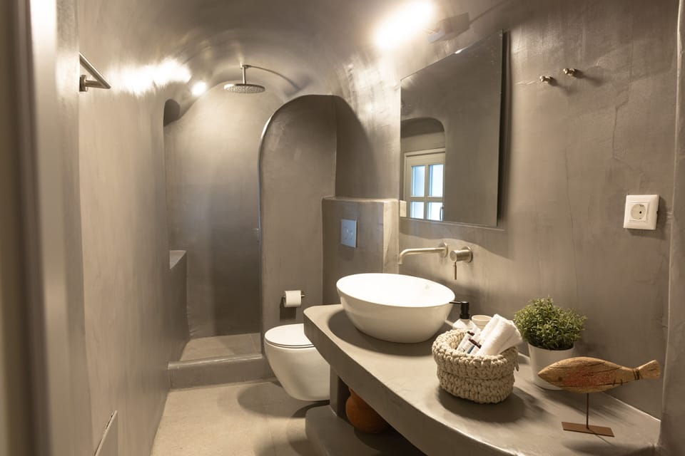 Deluxe Room, Hot Tub | Bathroom | Shower, rainfall showerhead, designer toiletries, hair dryer