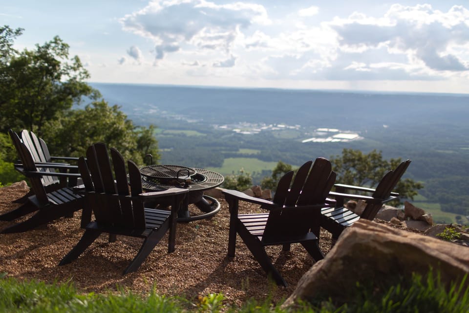 fire pit seating view