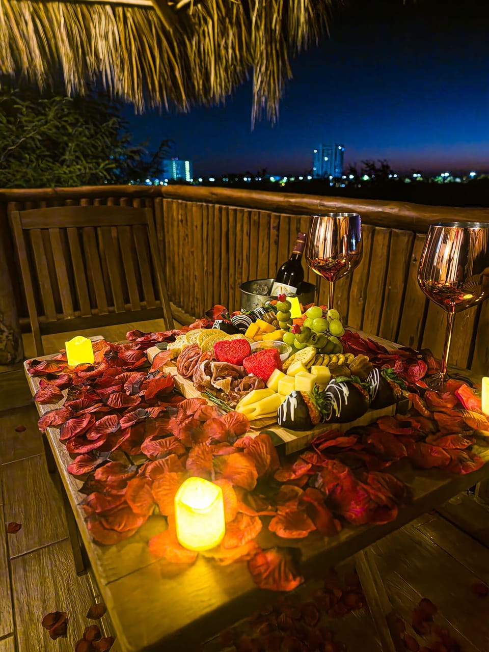 Couples dining
