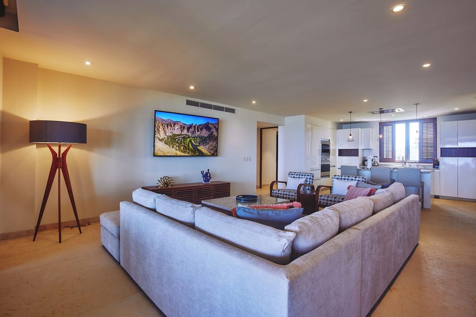 Living room with Smart TV