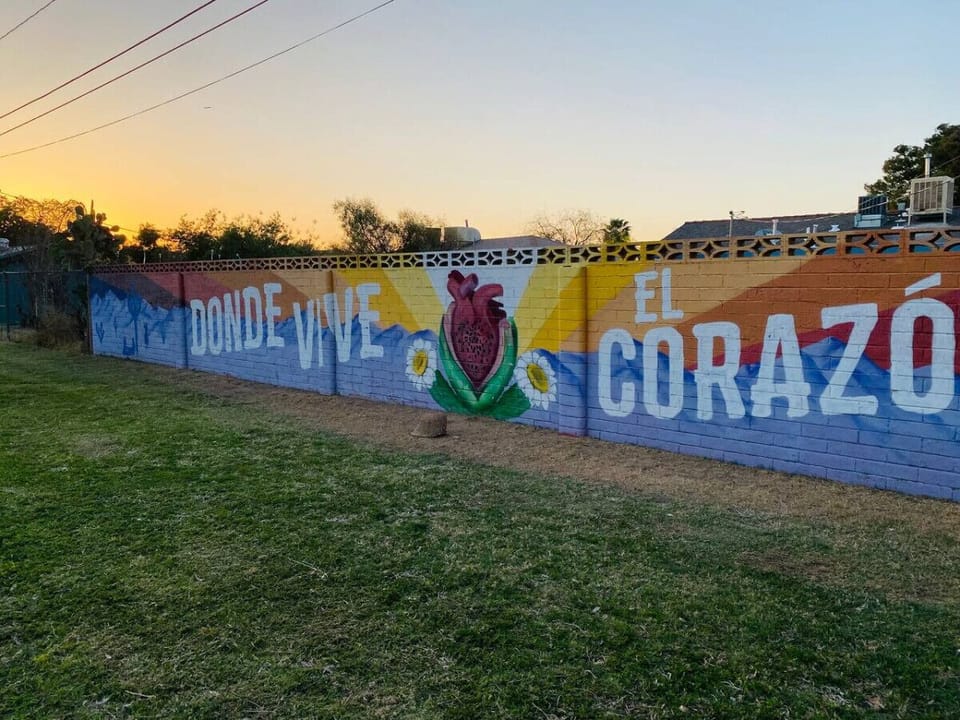 Neighborhood mural