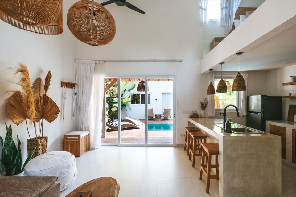 Villa, 2 Bedrooms | Living room | 43-inch Smart TV with cable channels, TV