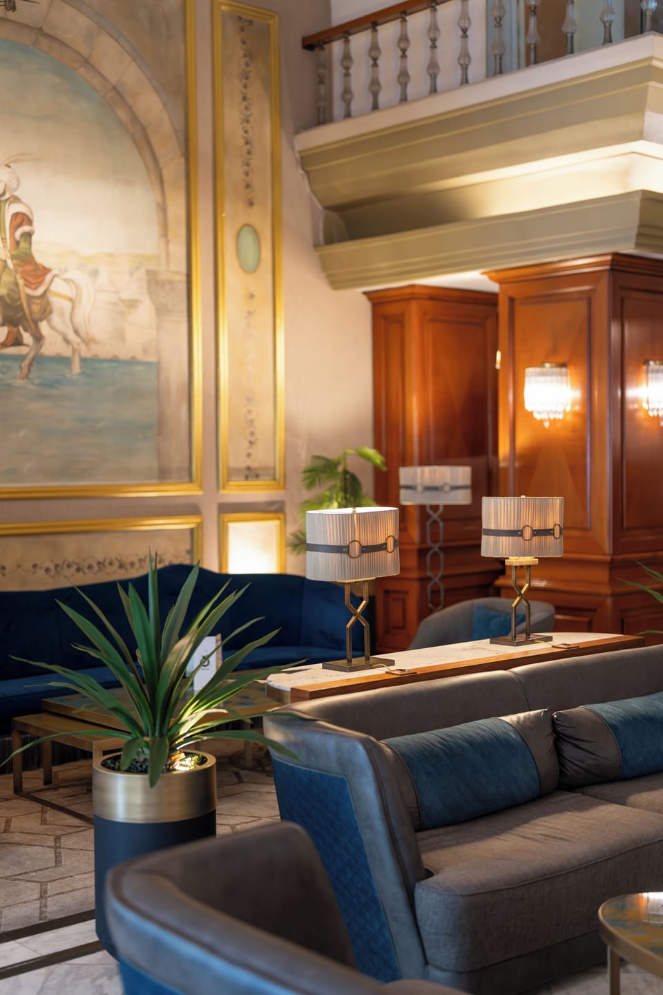 Lobby sitting area