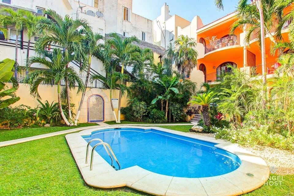 Take a refreshing dip or lounge by the pool.